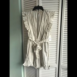 Billabong Striped “Sunny Garden” Romper